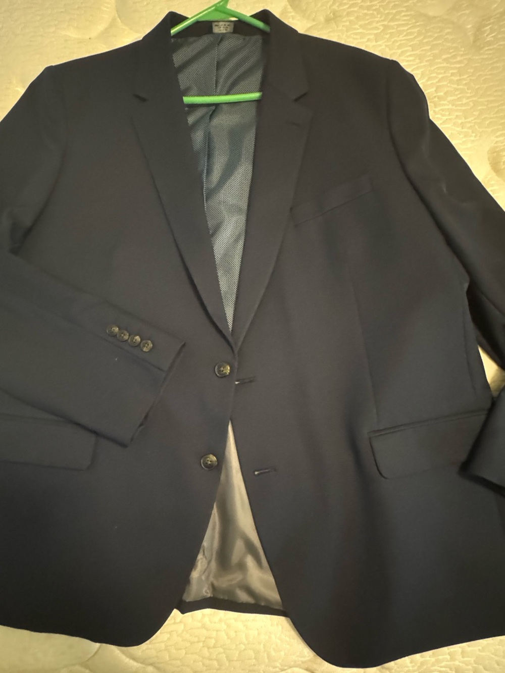 Haggar Men's Dark Navy Two-Button Sport Coat
